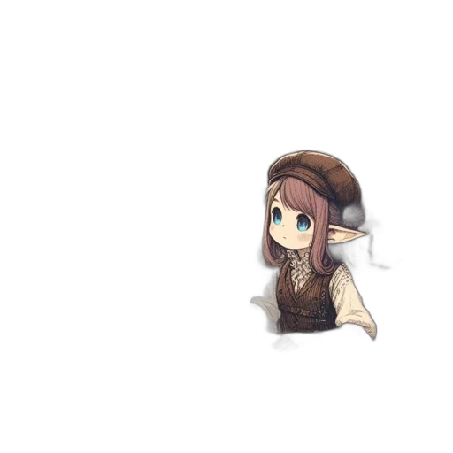 staff, creature, hat, weapon transparent PNG cut-out