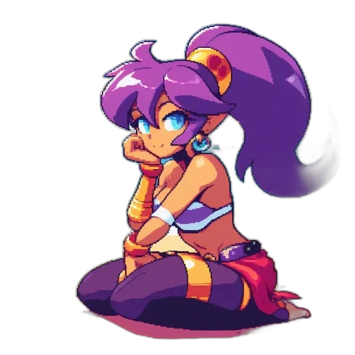 staff, concept art, pixel art, anime transparent PNG cut-out