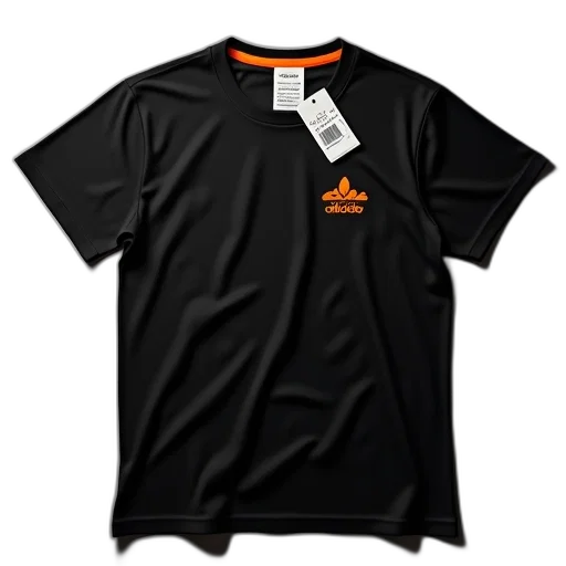 staff, 3d render, black, t-shirt transparent PNG cut-out