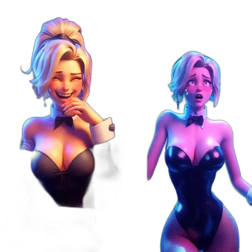 dress, concept art, 3d render, comic book art transparent PNG cut-out