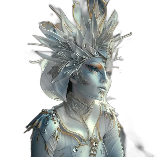 crown, jewelry, mask, staff transparent PNG cut-out