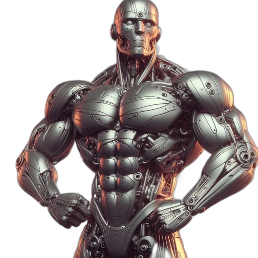 robot, animal, concept art, 3d render transparent PNG cut-out