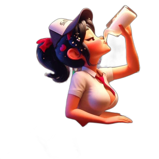 staff, bottle, concept art, pixel art transparent PNG cut-out