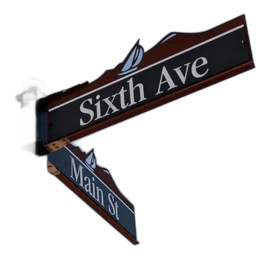 staff, 3d render, city street, street transparent PNG cut-out