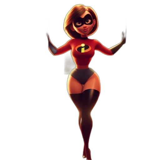 dress, concept art, comic book art, 3d render transparent PNG cut-out
