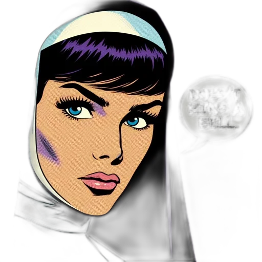 jewelry, face, cartoon, comic book art transparent PNG cut-out