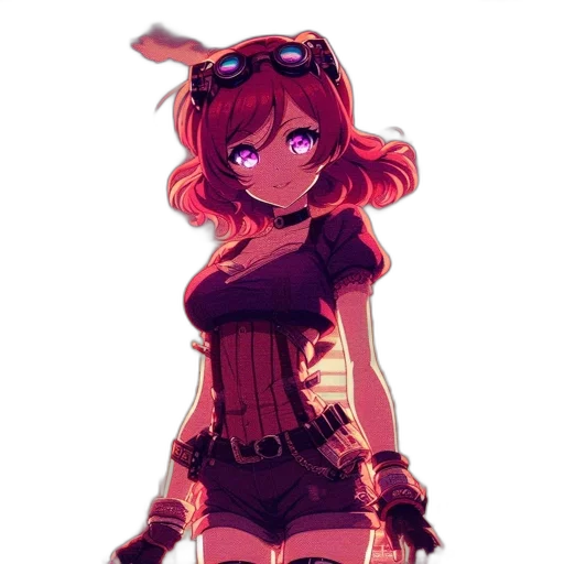 weapon, jacket, mask, staff transparent PNG cut-out