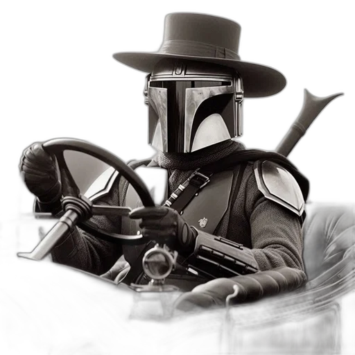 staff, robot, mask, weapon transparent PNG cut-out