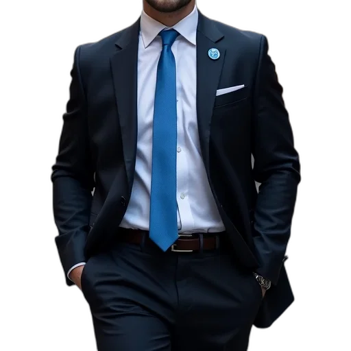staff, jacket, face, photorealistic transparent PNG cut-out