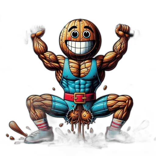 robot, creature, comic book art, pixel art transparent PNG cut-out