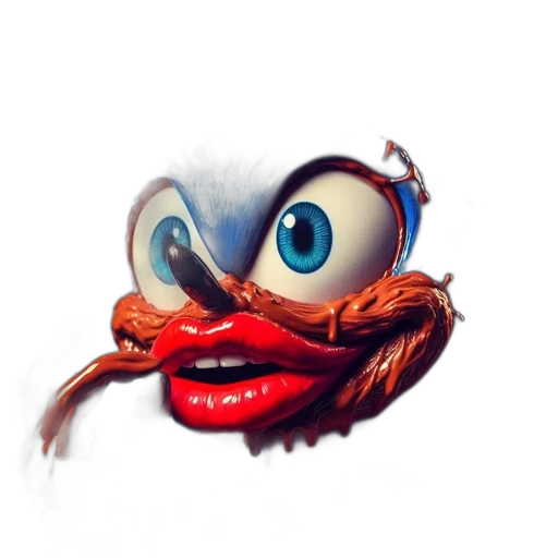 mask, creature, face, crown transparent PNG cut-out