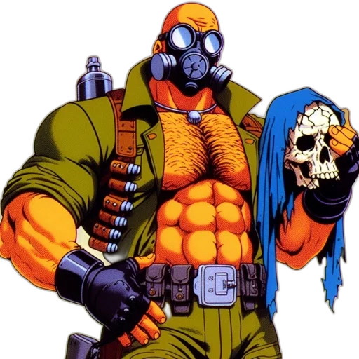 jacket, comic book art, concept art, cyberpunk transparent PNG cut-out