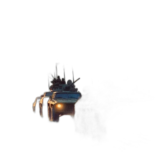robot, creature, mask, crown transparent PNG cut-out