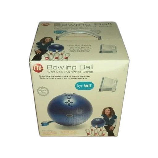 3d render, box, wii, bowling transparent PNG cut-out