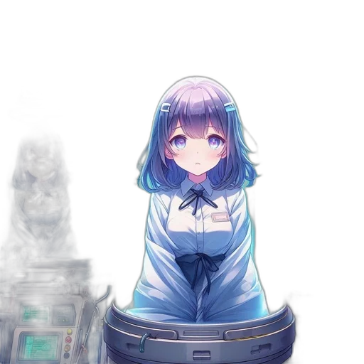robot, dress, weapon, sword transparent PNG cut-out