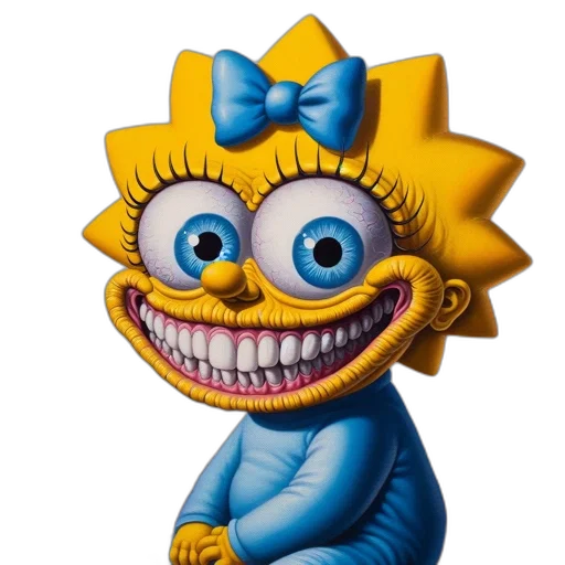 flower, creature, crown, face transparent PNG cut-out