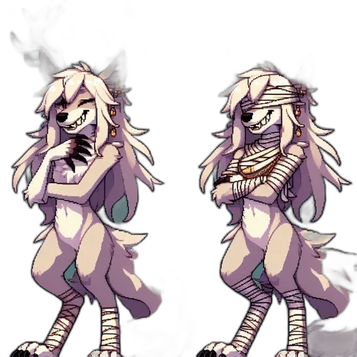 creature, mask, concept art, pixel art transparent PNG cut-out