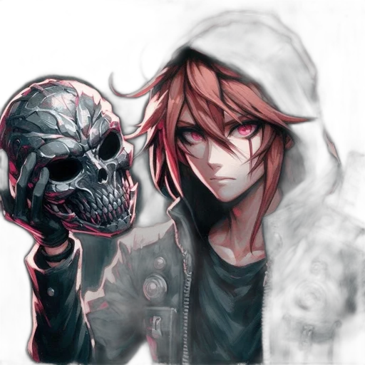 mask, face, jacket, weapon transparent PNG cut-out
