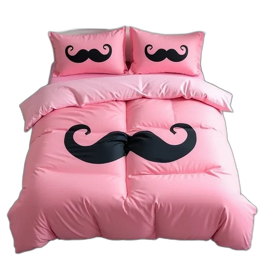 furniture, pink, man, mustaches transparent PNG cut-out