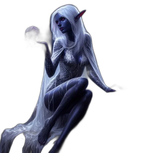 creature, staff, dress, concept art transparent PNG cut-out