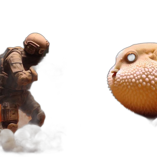 creature, concept art, 3d render, fantasy art transparent PNG cut-out