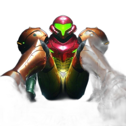 robot, mask, weapon, face transparent PNG cut-out