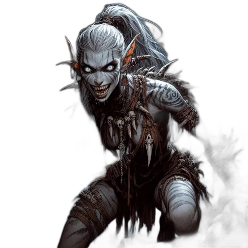 fantasy art, concept art, comic book art, photorealistic transparent PNG cut-out