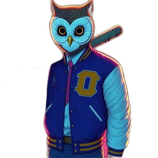 jacket, staff, mask, concept art transparent PNG cut-out