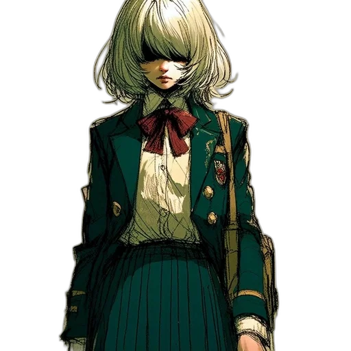 dress, staff, jacket, mask transparent PNG cut-out
