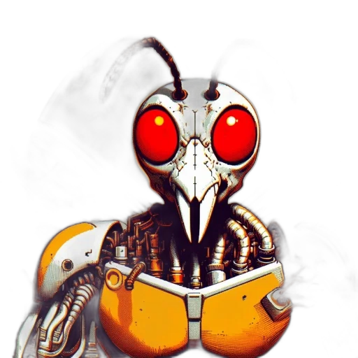 robot, creature, animal, mask transparent PNG cut-out