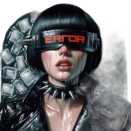 robot, cyberpunk, concept art, comic book art transparent PNG cut-out