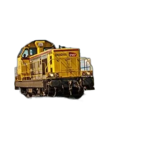 yellow, train, number, 669206 transparent PNG cut-out