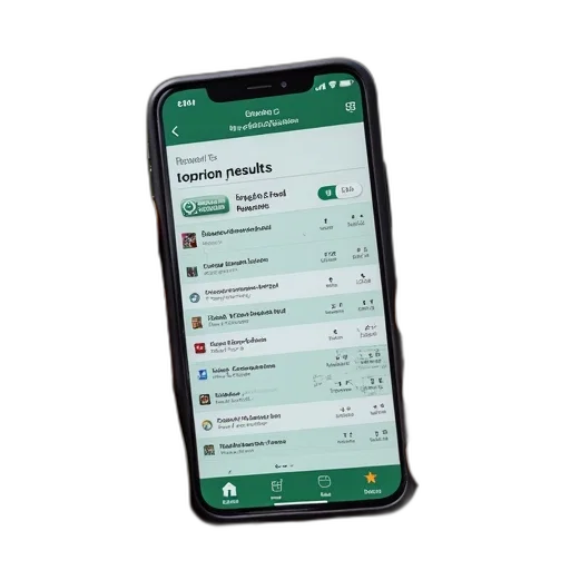 mobile, phone, showing, voting transparent PNG cut-out