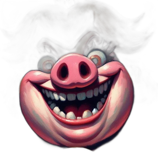 face, mask, creature, concept art transparent PNG cut-out