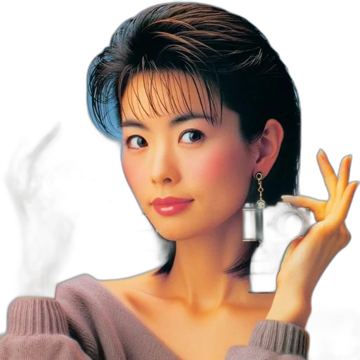 jewelry, face, vaporwave, photorealistic transparent PNG cut-out