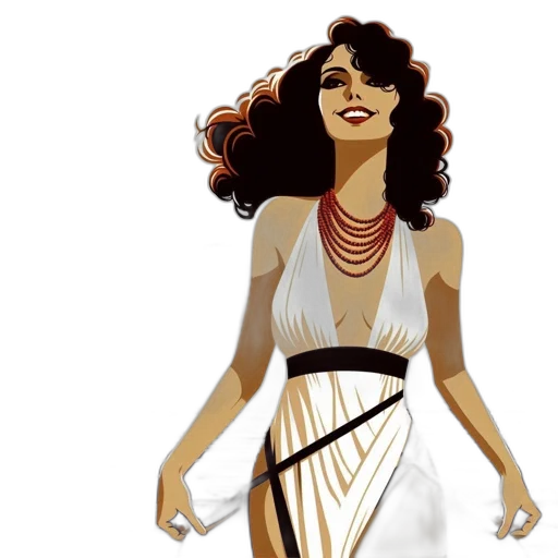 dress, concept art, fantasy art, cartoon transparent PNG cut-out