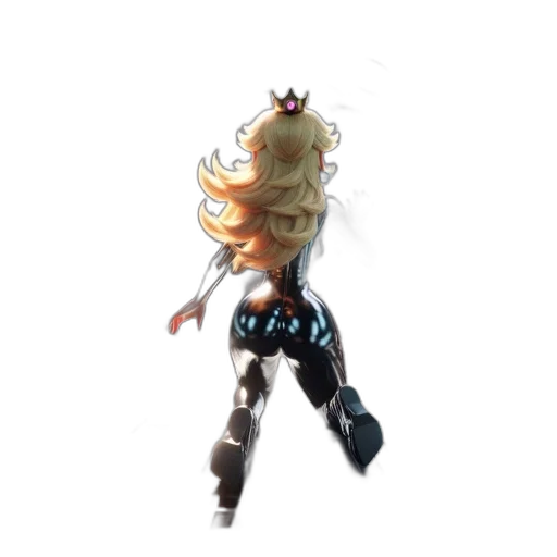 crown, staff, hair, weapon transparent PNG cut-out