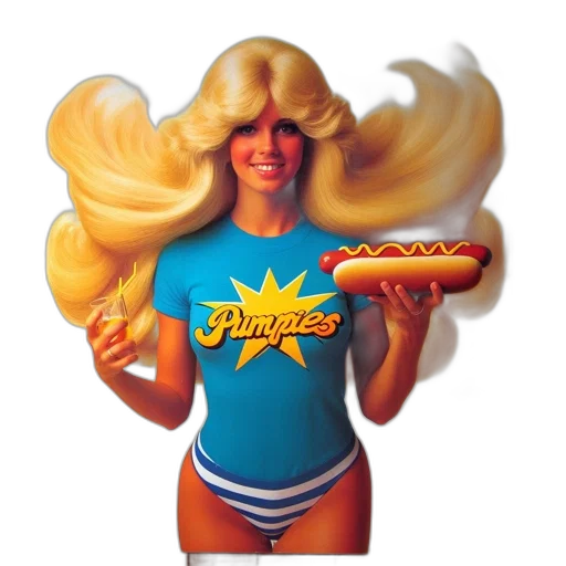 food, staff, hair, weapon transparent PNG cut-out