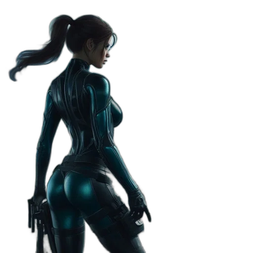 robot, concept art, cyberpunk, 3d render transparent PNG cut-out