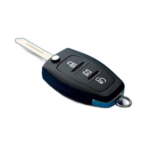 car, black, key, silver transparent PNG cut-out