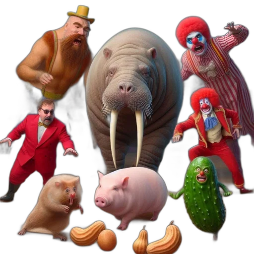 animal, food, creature, concept art transparent PNG cut-out