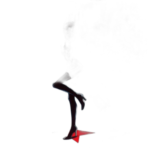 shoes, staff, sword, umbrella transparent PNG cut-out