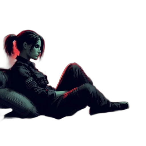mask, robot, concept art, cyberpunk transparent PNG cut-out