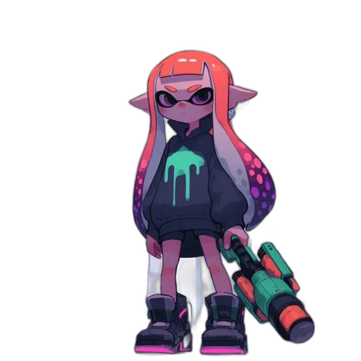 jacket, weapon, dress, staff transparent PNG cut-out