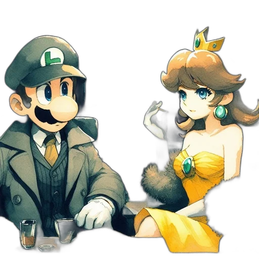 hat, dress, crown, pixel art transparent PNG cut-out