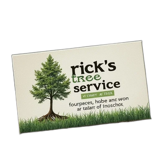 tree, business, card, rick transparent PNG cut-out
