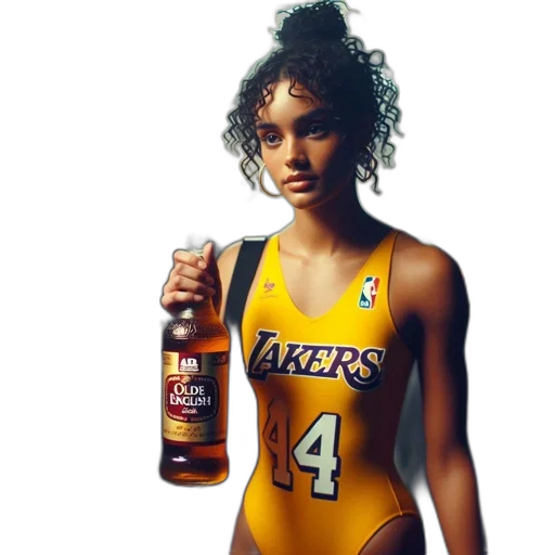 bottle, dress, photorealistic, woman transparent PNG cut-out