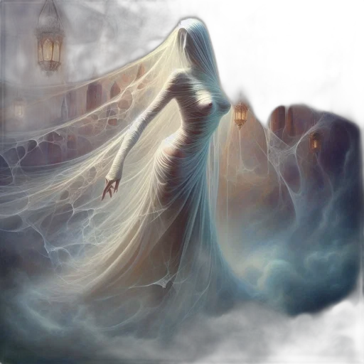 dress, dragon, fantasy art, concept art transparent PNG cut-out