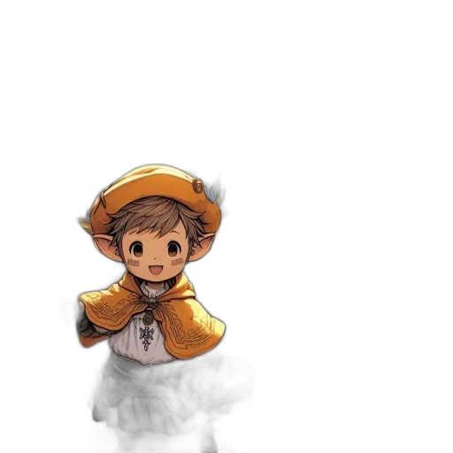 hat, staff, dress, robot transparent PNG cut-out