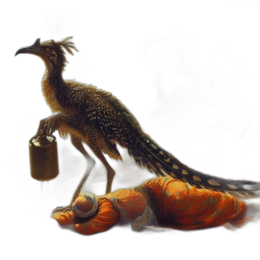 animal, creature, staff, jewelry transparent PNG cut-out